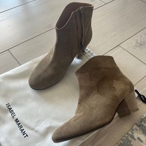 Isabel Marant suede ankle boots